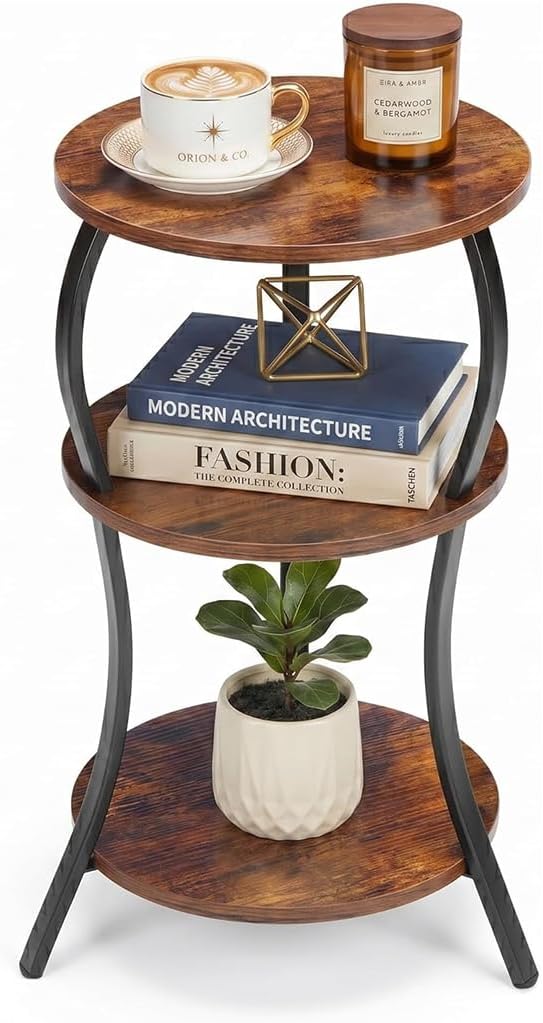 Zexvida Clear Acrylic Design Side Table Model 42