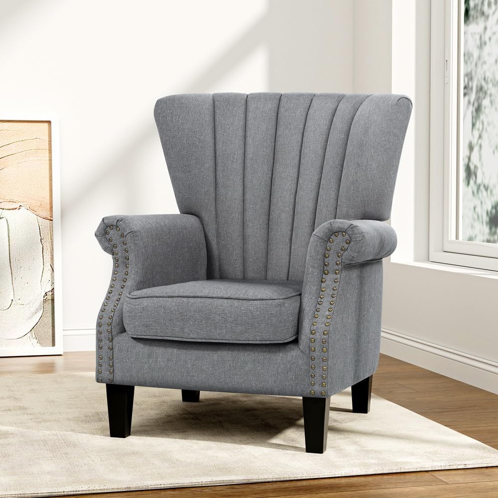 Artiss Fabric Reading Lounge Armchair
