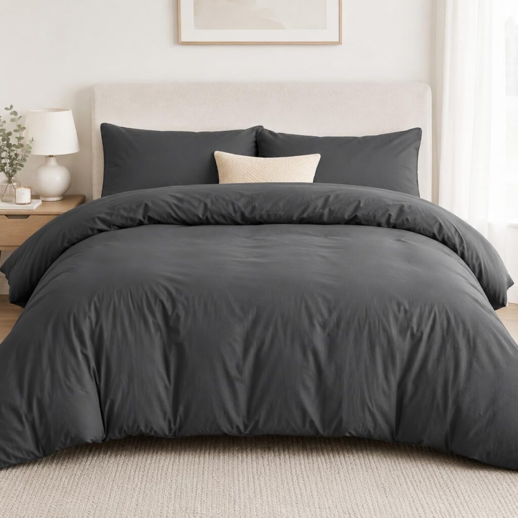 CozyLux Microfibre Queen Quilt Cover Set