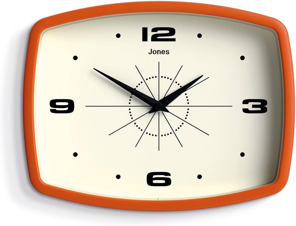 JONES CLOCKS Movie Retro Wall Clock