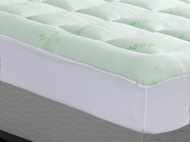 Luxton 1000GSM Bamboo Pillowtop Mattress Topper, Single