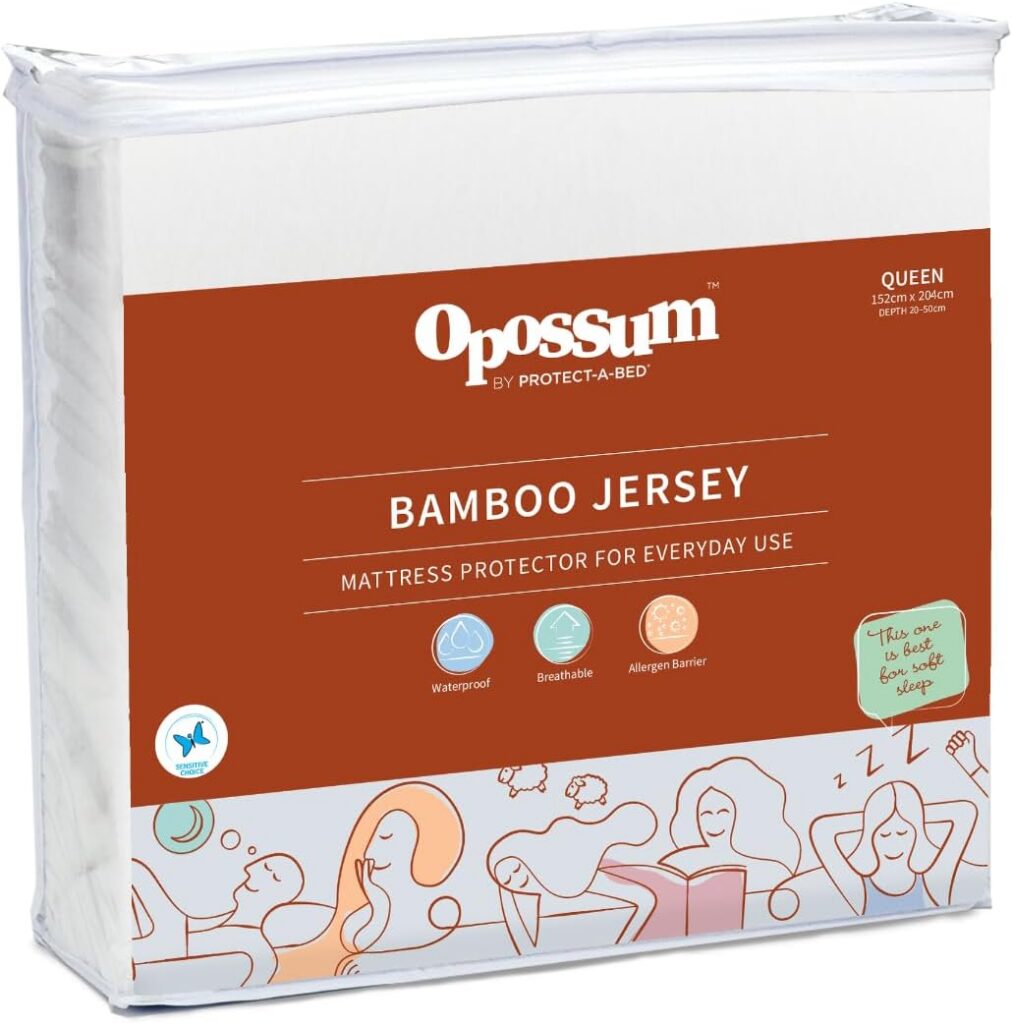 Opossum by Protect-A-Bed Queen Bamboo Mattress Protector