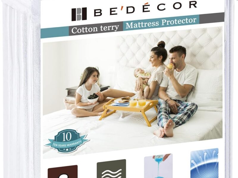 Bedecor King Cotton Terry Waterproof Mattress Protector