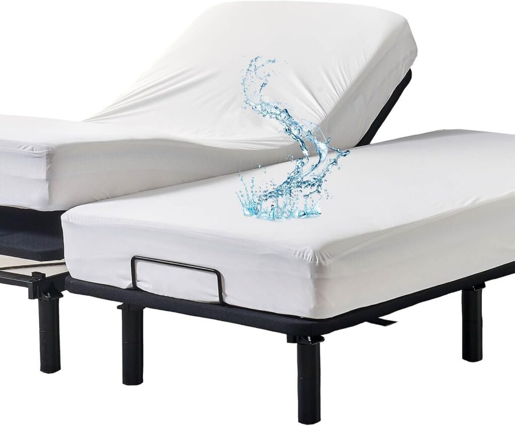 Kingnex Split King Adjustable Bed Mattress Protector