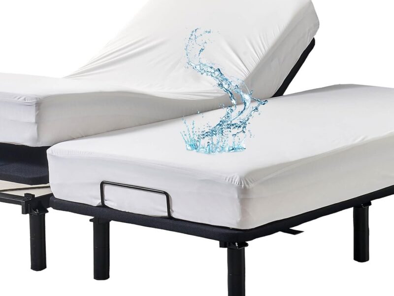 Kingnex Split King Adjustable Bed Mattress Protector