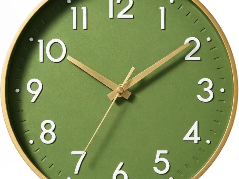 Mosewa Raised Digit Quartz Wall Clock