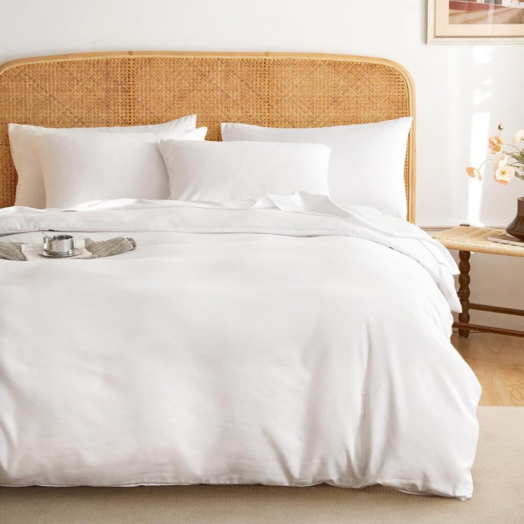 Wake In Cloud White Cotton Quilt Cover Set