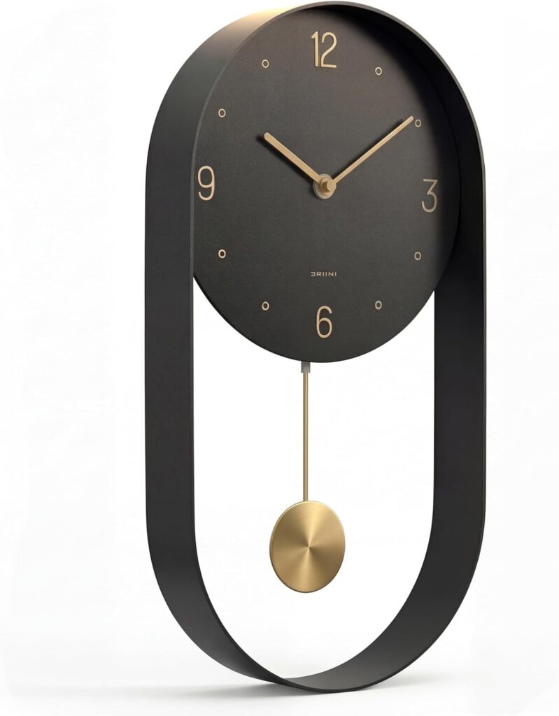 Driini Swinging Pendulum Wall Clock