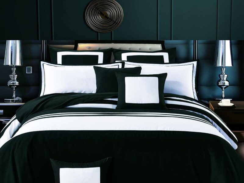 Luxton Rossier Striped Quilt Cover Set