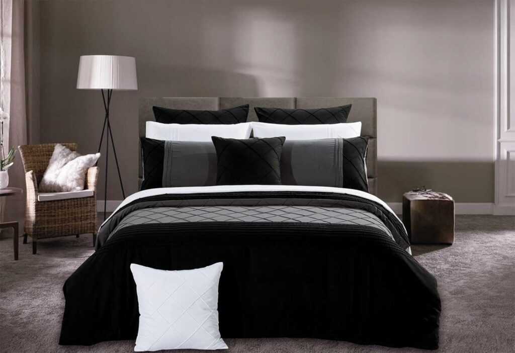 Luxton Diamond Pintuck Quilt Cover Set