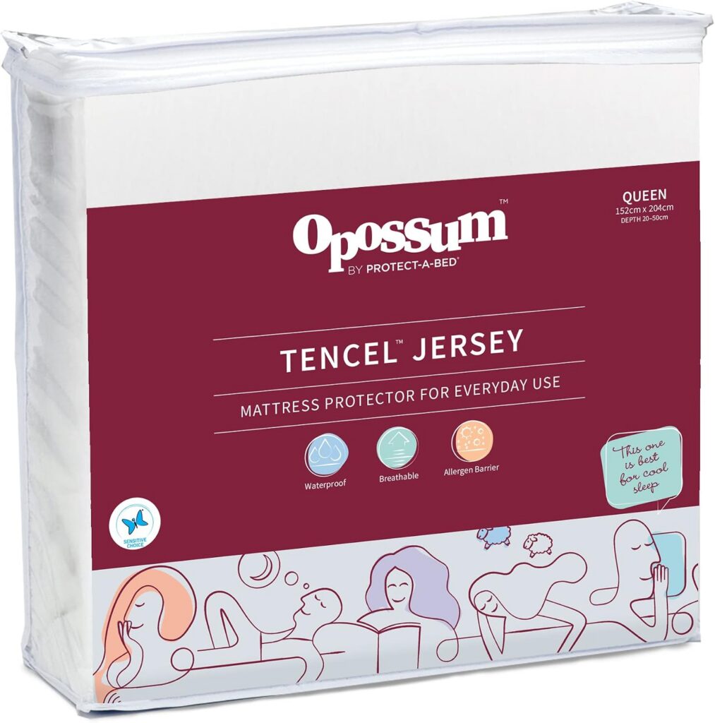 Opossum by Protect-A-Bed Queen Tencel Mattress Protector
