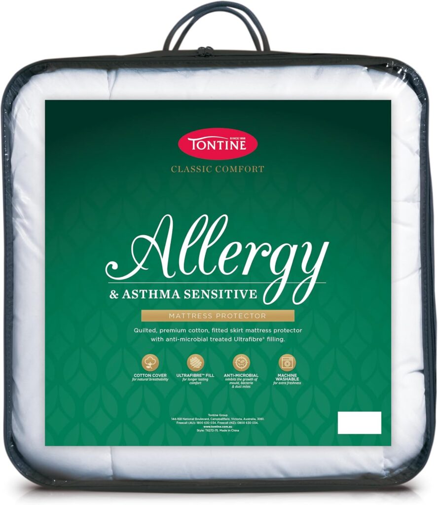 Tontine Classic Comfort Queen Allergy Mattress Protector