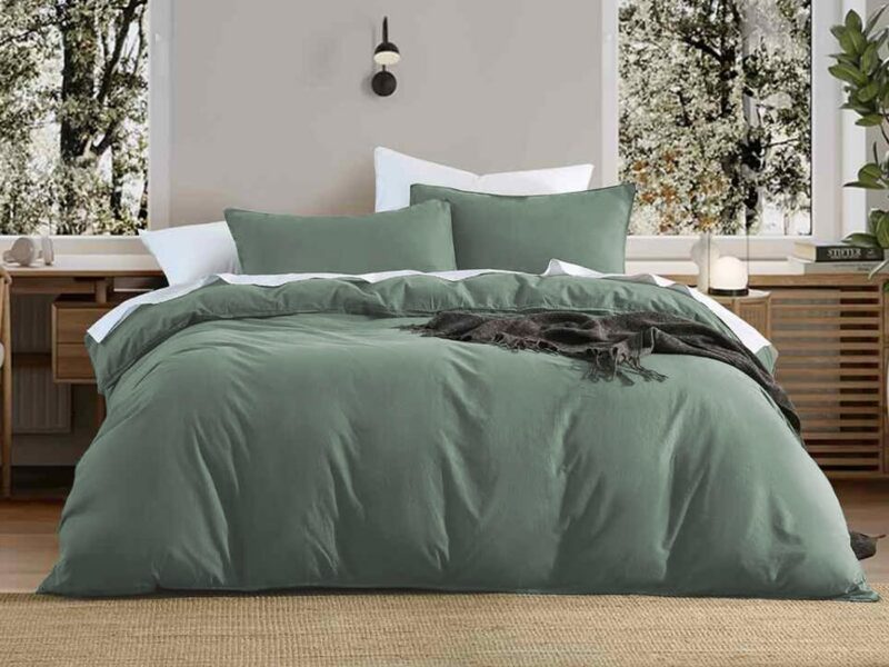 CloudPuff Vintage Washed Microfibre Quilt Cover Set