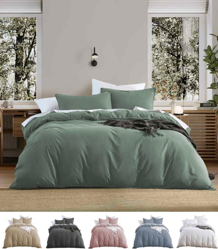 CloudPuff Vintage Washed Microfibre Quilt Cover Set