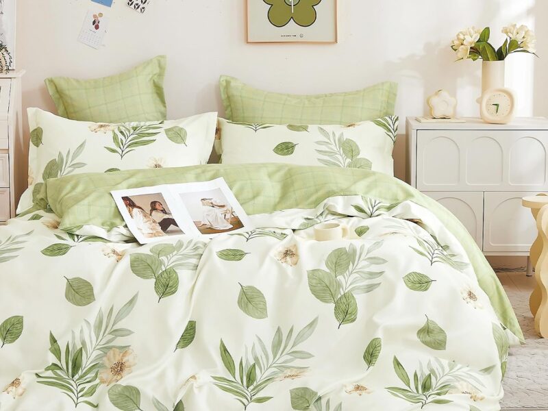 croch Floral Queen Quilt Cover Set
