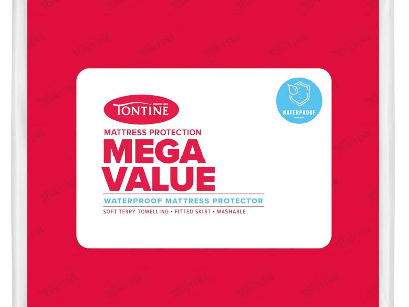 Tontine Mega Value Queen Waterproof Mattress Protector