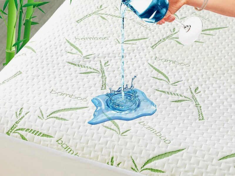 ForZzz Queen Bamboo Waterproof Mattress Protector