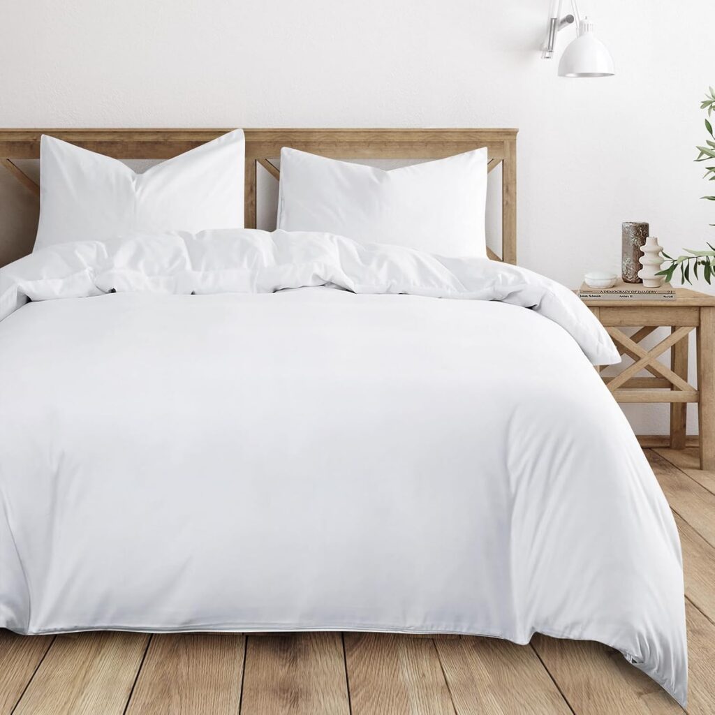 Wake In Cloud 1000TC Microfiber Queen Quilt Cover Set