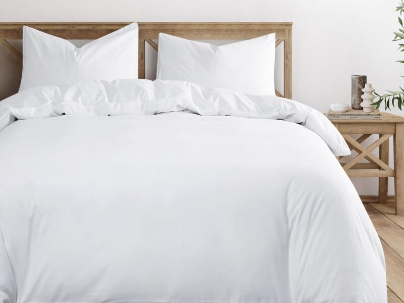 Wake In Cloud 1000TC Microfiber Queen Quilt Cover Set