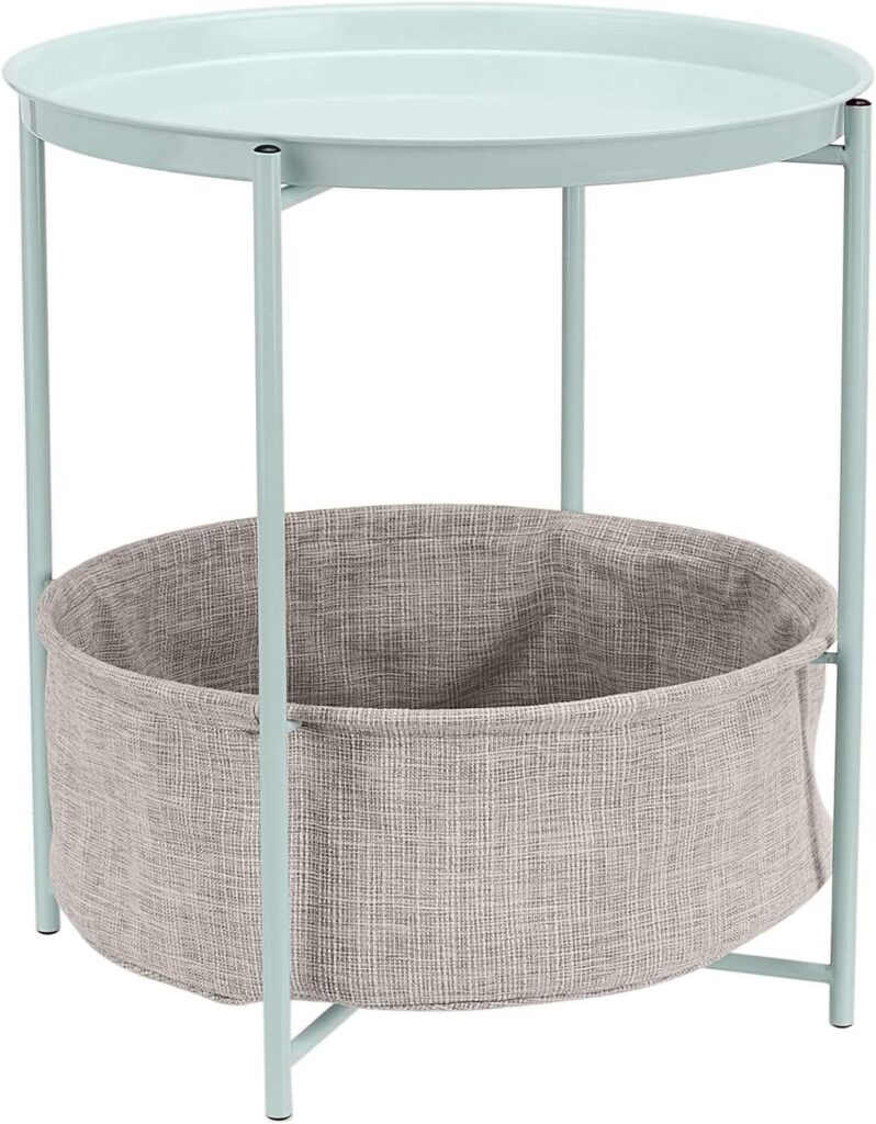 Basics Fabric Basket Side Table