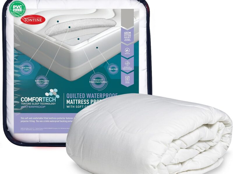 Tontine Comfortech Queen Quilted Waterproof Mattress Protector