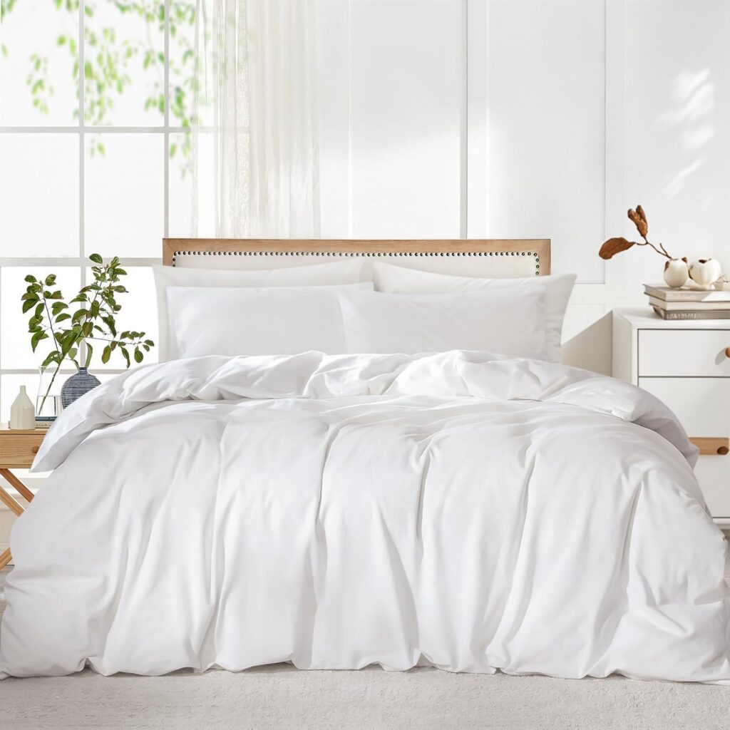 LINENOVA Vintage Washed Microfibre Quilt Cover Set