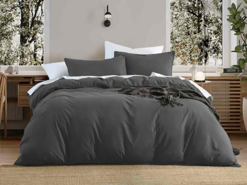CloudPuff Washed Microfibre Super King Quilt Cover Set