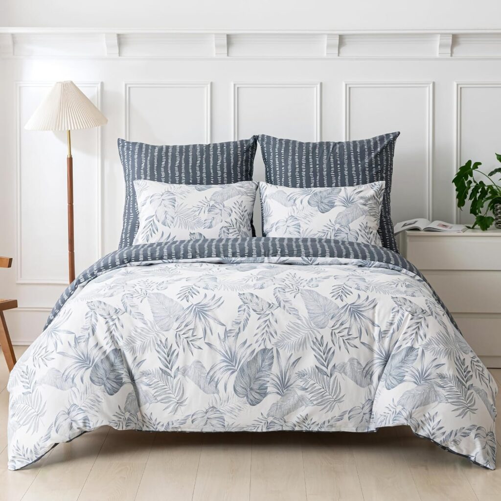 Tokokimo Washed Cotton Floral Quilt Cover Set