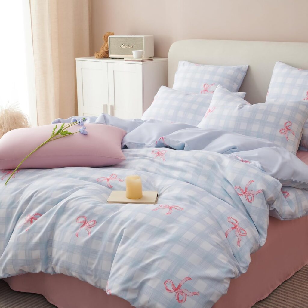 Bildenly Striped Queen Duvet Cover Set