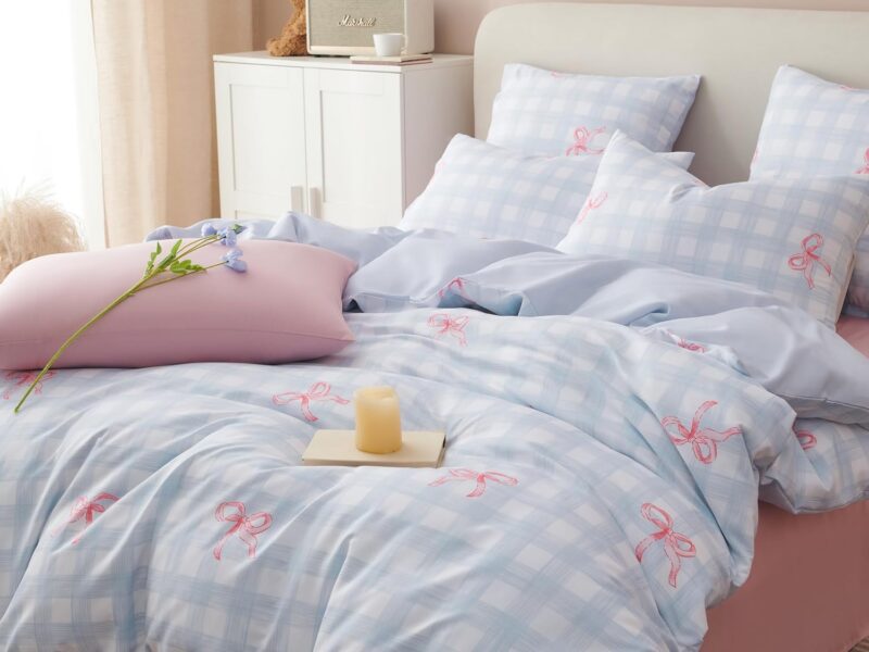 Bildenly Striped Queen Duvet Cover Set