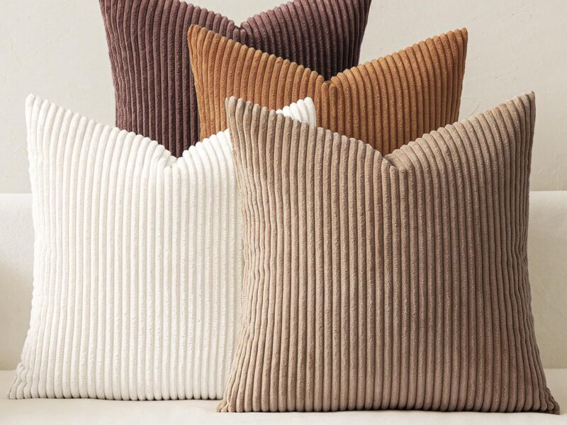 Velgan Corduroy Cushion Covers, Set of 4