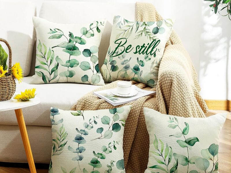 Maaua Polyester Geometric Cushion Covers, Set of 4