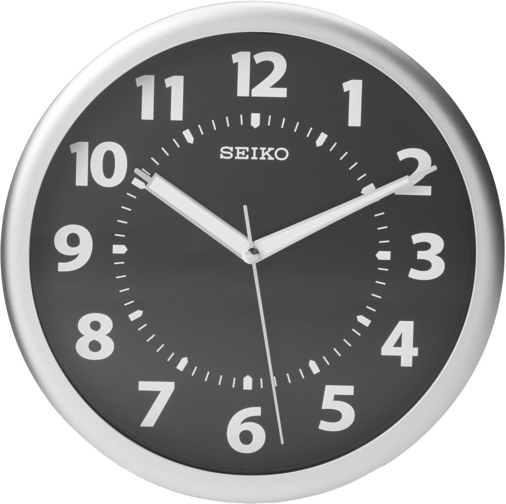 Seiko Luminous Numeral Wall Clock