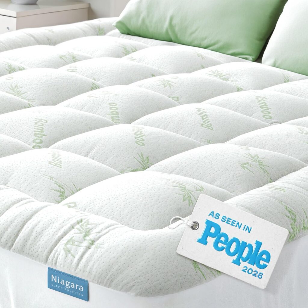 Niagara Sleep Solution Queen Bamboo Mattress Topper