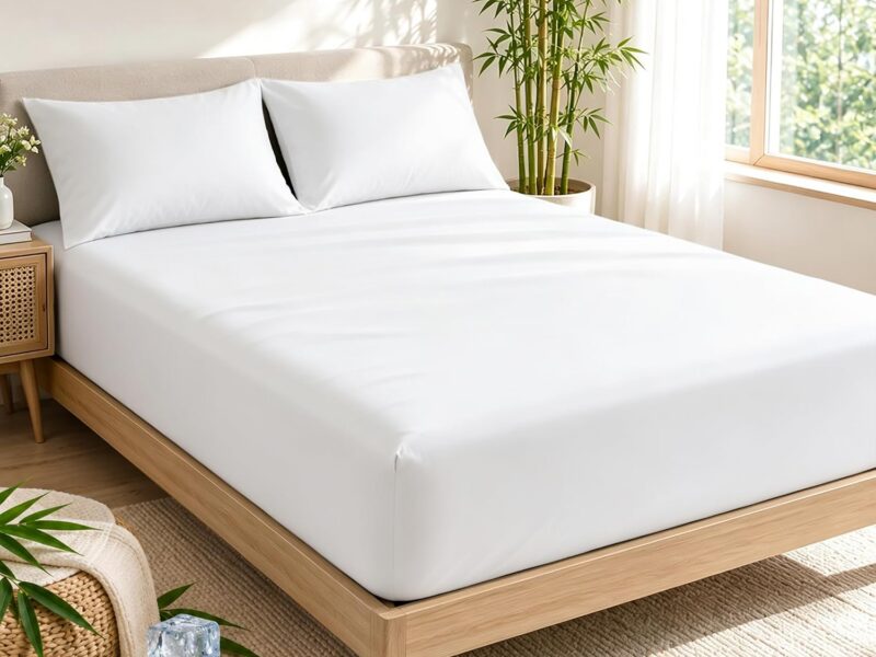 LINENOVA Bamboo Fitted Sheet Set