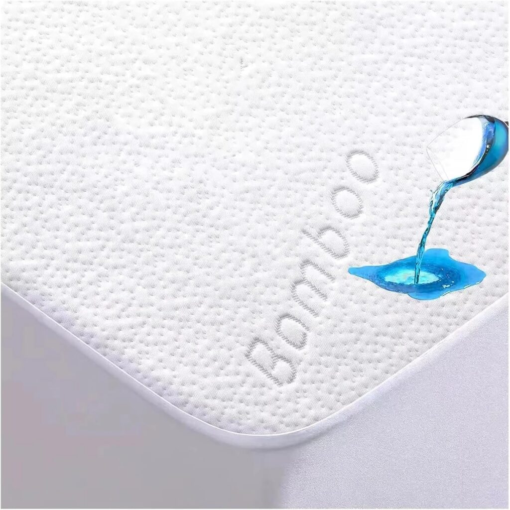 Mellow Pillow Queen Bamboo Waterproof Mattress Protector