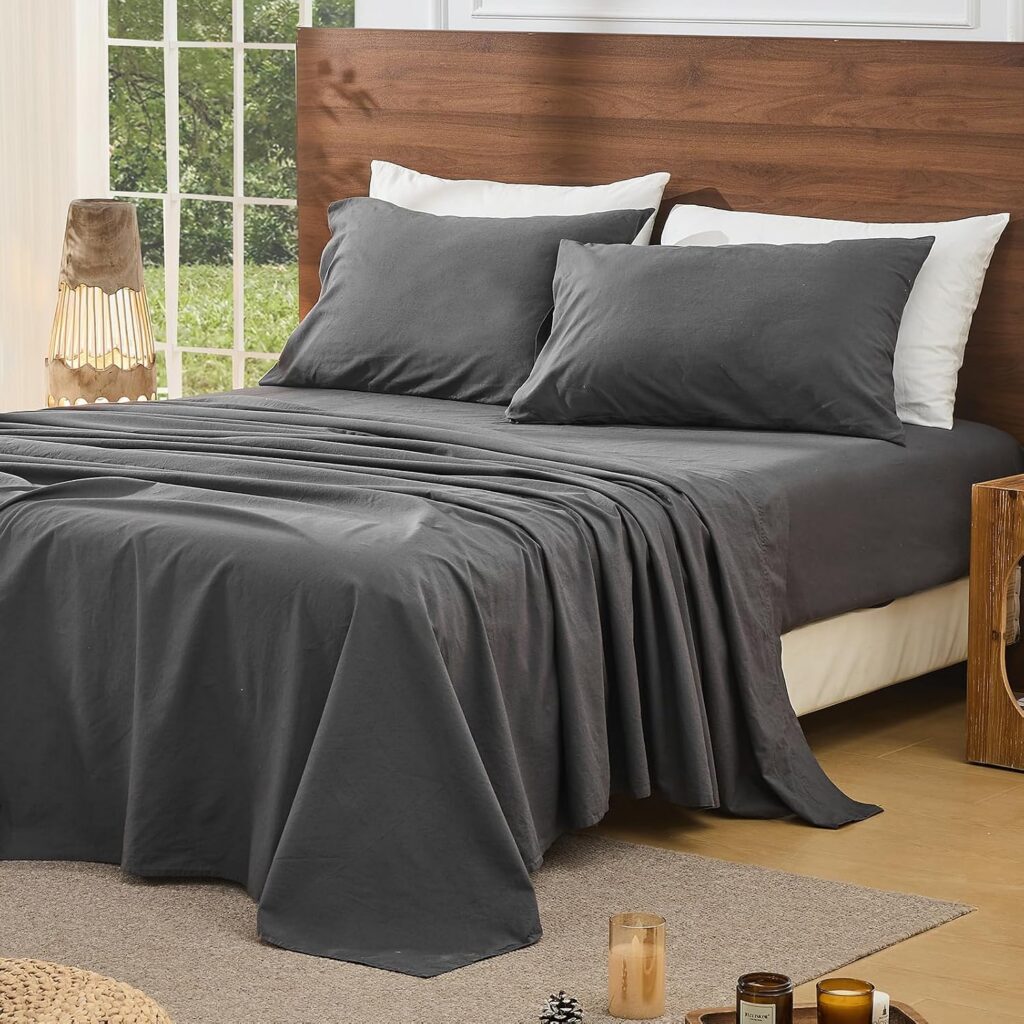 Bedlifes Linen Bed Sheet Set