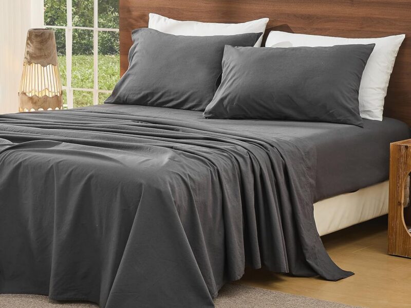 Bedlifes Linen Bed Sheet Set