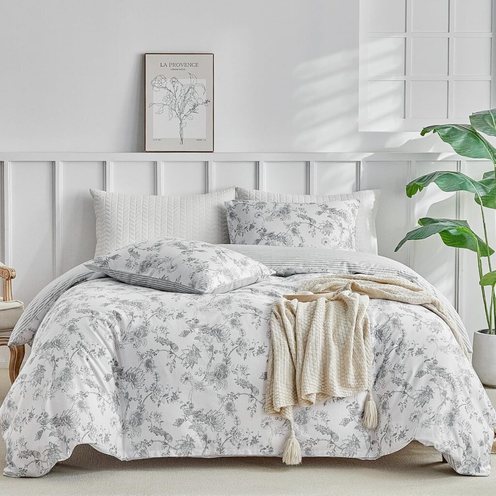 Tokokimo Broney Washed Cotton Floral Quilt Cover Set