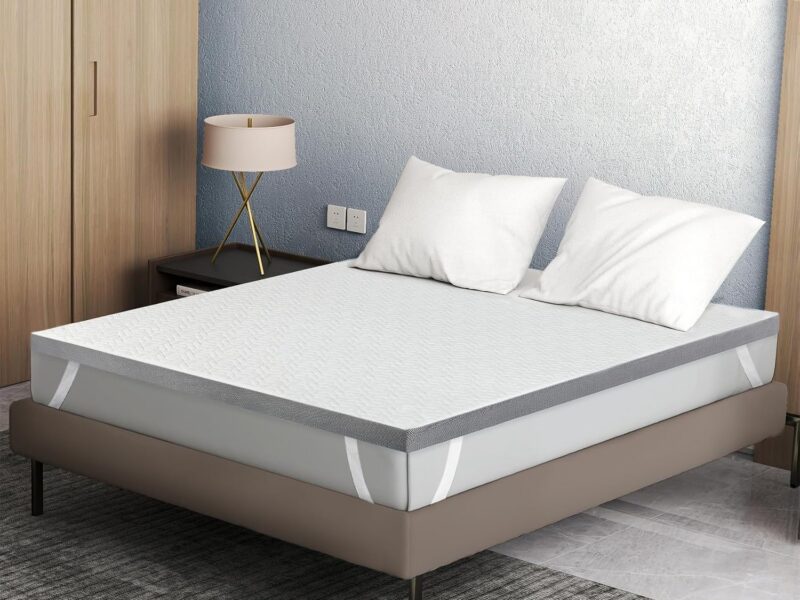 Dreamz Dual Layer Memory Foam Mattress Topper, Double, 8cm