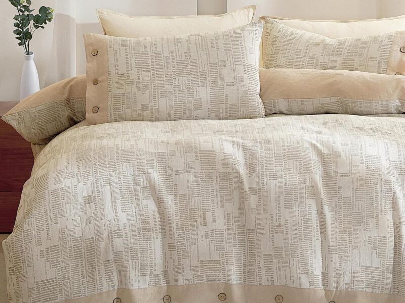 Mullum Mullum Cotton Jacquard Quilt Cover Set