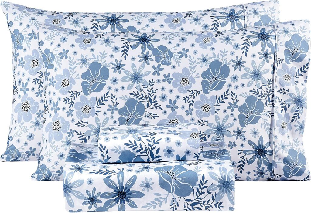 Mooreeke Queen Floral Microfibre Sheet Set