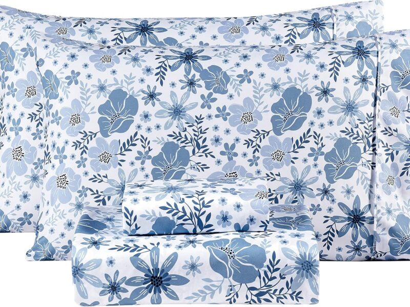 Mooreeke Queen Floral Microfibre Sheet Set
