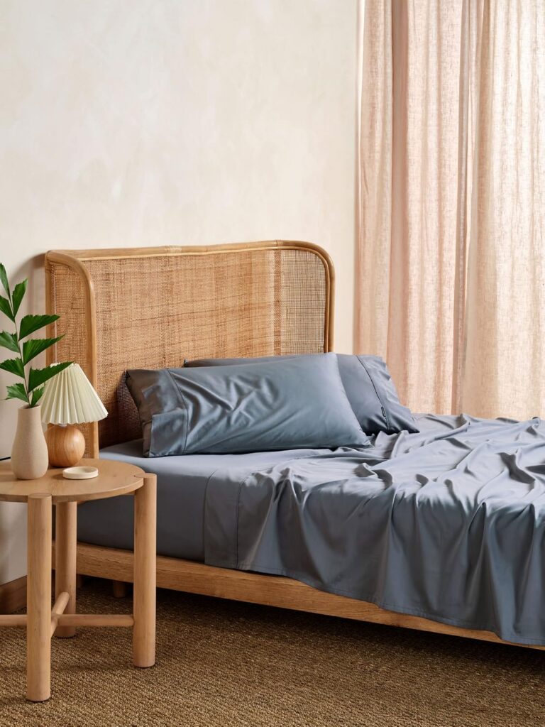 Linen House King Bamboo Cotton Sheet Set