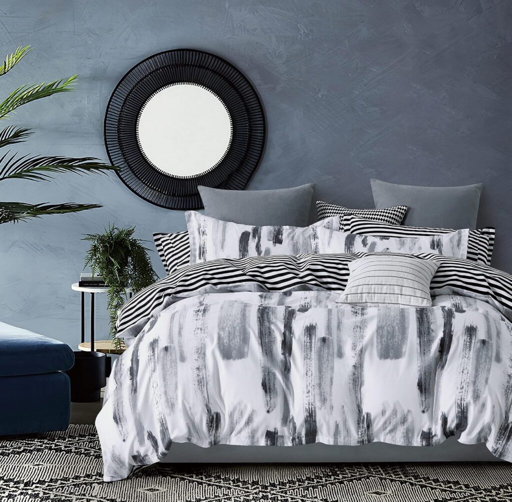 CleverPolly Reversible Print Microfibre Quilt Cover Set