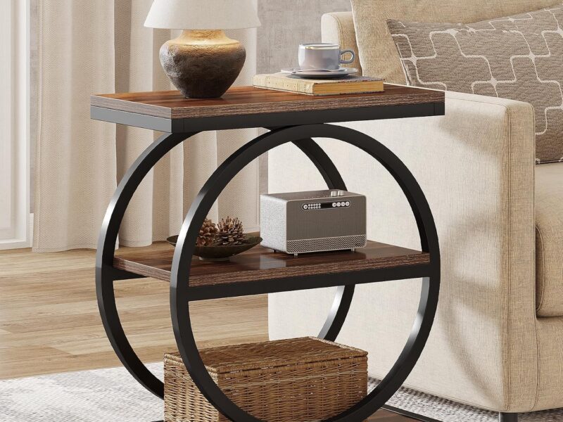 Tribesigns Clear Acrylic Design Side Table