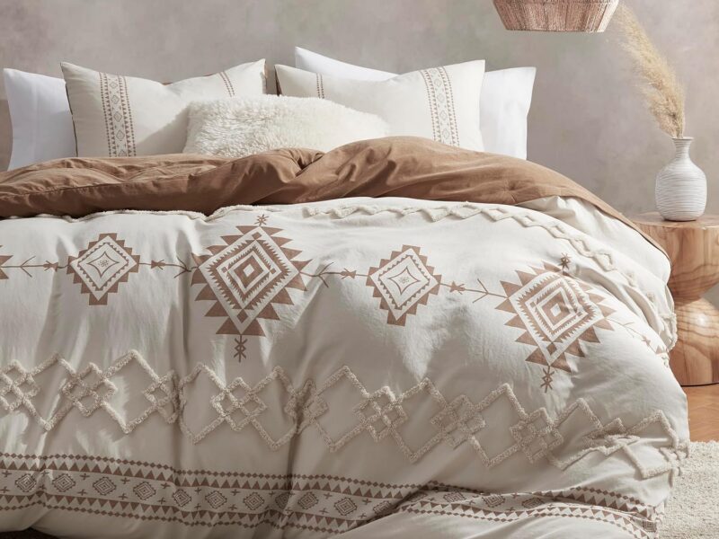 Mullum Mullum Microfibre Queen Duvet Cover Set